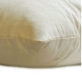 thumbnail image 2 of Decorative Ivory Euro Sham Covers 26x26 inch (65x65 cm), Silk European Sham&nbsp;Covers, Solid Color, Basket Weave, Textured, Pintucks, Checkered, Contemporary European Shams - Ivory Bricks, 2 of 3