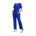 thumbnail image 4 of Isolation Gown Work Clothes Suit Nursing Oral Work Uniform Work Clothes Pants and Clothes Pure Colour, 4 of 7