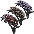 thumbnail image 4 of Shisuyan 3pcs French Hair Clips Rhinestone Hair Barrettes Curved Duck Billed Hair Clips for Thick Hair, 4 of 8