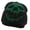 Black and green, variant on Comfortable Stretchy Acrylic Knit Cap With Skull Pattern For Men Women Fashion