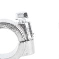 thumbnail image 3 of 2Pcs Motorcycle Handlebar Rearview Mirror Mount 22mm Thread Clamp Adapter for Motorcycles ATV Scooters Silver M8, 3 of 4