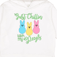 thumbnail image 3 of Inktastic Funny Easter Just Chillin' with My Peeps Toddler Hoodie, 3 of 4