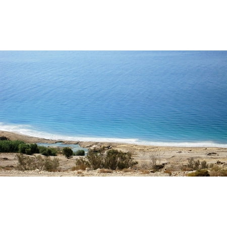 Canvas Print Dead Sea Beach Shore Israel Stretched Canvas 10 x