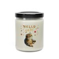 thumbnail image 3 of Hello Fall Scottish Fold Enjoys Warm Campfire Autumn Night Bright Moon Soy Wax Candle Cat Lover Kitten Owner Gifts 9oz White Birch & Black Pepper Candle - 01008, 3 of 5