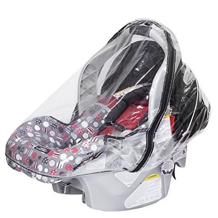 carrier plastic zipper seat sheild infant rain weather