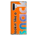 thumbnail image 1 of MUNDAZE Samsung Galaxy Note 10 Shockproof Clear Hybrid Protective Phone Case Orange Clear Funny Text Quote Snack Cover, 1 of 6