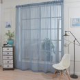 thumbnail image 2 of LISO EXTRA ANCHO Ventana Cenefa Cortina Gris - 132x240cm Sunnimix Cortina de cocina transparente, 2 of 5