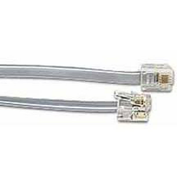 IEC L050425 RJ11 4 Conductor Flat Crossed Cable (For use with