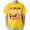 Yellow, variant on TAIAOJING Boy Girl Versatile T-Shirts Cartoon Bow Letter Printed Short Sleeve O-Neck Casual Tshirts Last Day Of School Top For Infant To Teenager Relaxed Fit Lightweight Daily Wear