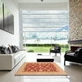 thumbnail image 7 of Ahgly Company Machine Washable Indoor Rectangle Abstract Orange Red Area Rugs, 3' x 5', 7 of 7