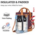 thumbnail image 4 of Tirrinia Polyester Leakproof Insulated Wine Tote Cooler Bag,Wine Carrier,Champagne Carrier Bag,Portable Waterproof Wine Bag, 4 of 7