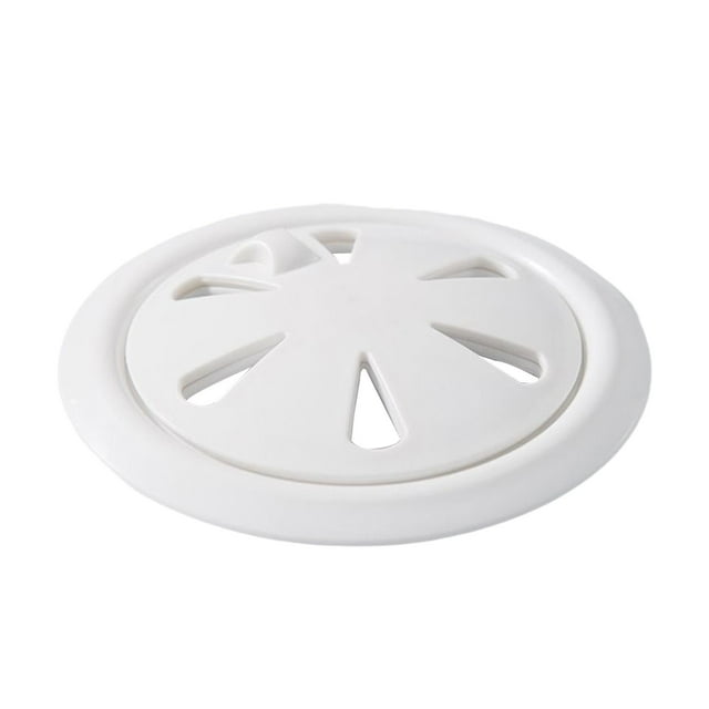 Tapa de drenaje, filtro de fregadero portátil, alcantarillado, colador de fregadero, fregadero, tapón de drenaje de ducha, fregadero Blanco