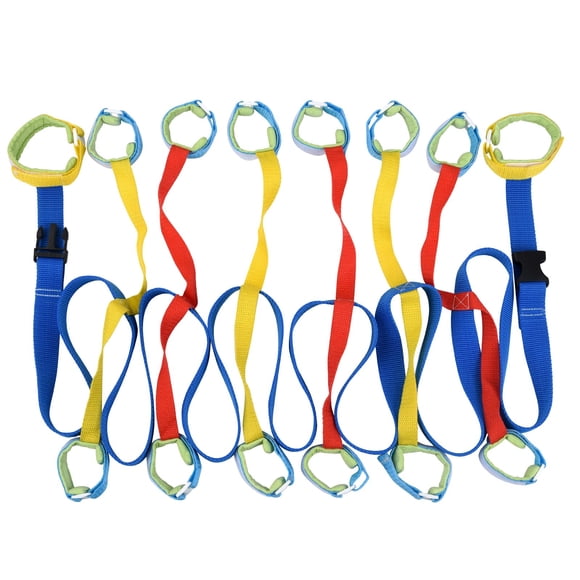 Cuerda para Caminar Niños Haktoys 3.4 m con 12 Manijas para Niños y 2 para Adultos