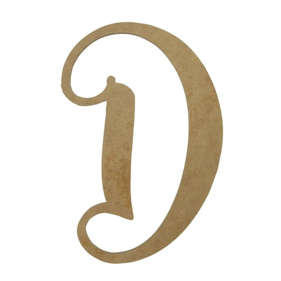 Wooden Letter Unfinished, Starfish Font, Craft Cutout