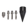 thumbnail image 1 of 5Pcs Firewood Log Splitter Drill Bit, Steel Wood Splitting Logs Bits, Removable Steel Drill Bit for Quick Log Separation, Efficient Felling Tool for Oak, Hickory, Walnut and More, 1 of 8