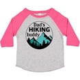 thumbnail image 3 of Inktastic Dad's Hiking Buddy with Mountains and Trees Boys or Girls Toddler T-Shirt, 3 of 5