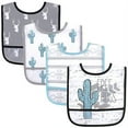 thumbnail image 2 of Yoga Sprout Baby Boy Waterproof PEVA Bibs 4pk, Free Hugs, One Size, 2 of 2