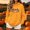 Orange, variant on Ynynloco Halloween Sweatshirts Women Cute Ghost Shirt: Oversized Fall Pumpkin Sweater Spooky Hoodie Top