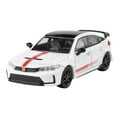 thumbnail image 5 of 2025 Honda Civic Type R FL5 "Ultimate Edition" White with Red Stripes and Black Top 1/64 Diecast Model Car by Paragon Models, 5 of 6