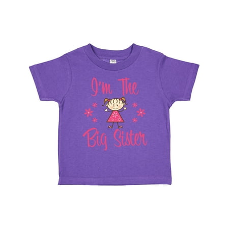 

Inktastic The Big Sister Gift Toddler Toddler Girl T-Shirt