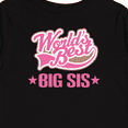thumbnail image 4 of Inktastic Sister Worlds Best Big Sis Girls Long Sleeve Toddler T-Shirt, 4 of 5