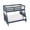 Navy Blue Wood Contemporary Modern3, variant on XIZE Twin Over Full Bunk Bed with Sturdy Wood Frame and Guard Rails, Space-Saving Bedroom Furniture for family, Navy Blue