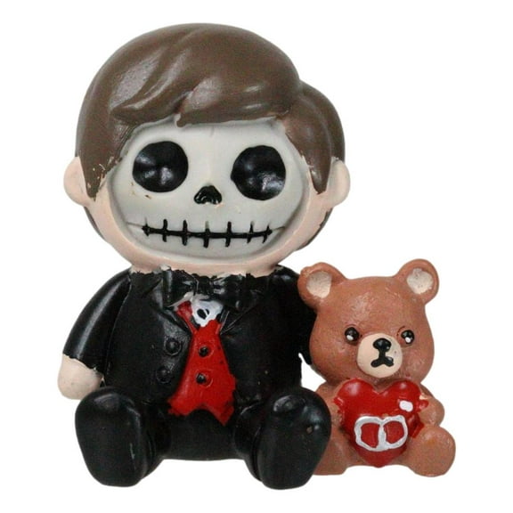 Mr Furrybones Vampire With Voodoo Bear Teddy Skeleton Furry Bones Figurine