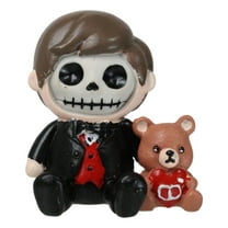 Mr Furrybones Vampire With Voodoo Bear Teddy Skeleton Furry Bones Figurine