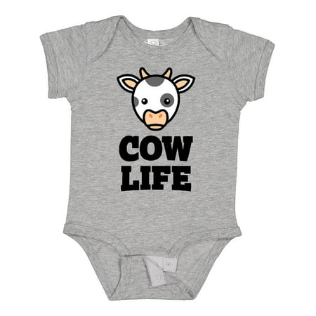 

Inktastic Cow Life Boys or Girls Baby Bodysuit