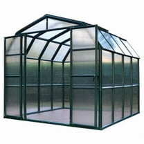 Palram - Canopia  Grand Gardener 2 Greenhouse - 8 x 8 ft. - Twin Wall Green