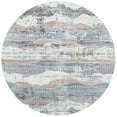 thumbnail image 4 of SAFAVIEH Mayflower Chase Abstract Area Rug, Blue/Ivory, 6'7" x 6'7" Square, 4 of 9