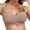 Brown, variant on Alun Womens Soft Comfortable No Underwire Bras Seamless Push up Bralettes Full Coverage Breathable Fabric Pure Color Casual Tshirt Brassiere for Everyday Wear White XL