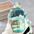 thumbnail image 2 of Flat Water Bottle Travel Flask Portable BPA Free Square Water Bottle Leakproof Large Water Bottles for Bag Travel Sports (24 oz), 2 of 6