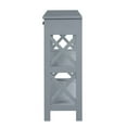 thumbnail image 6 of Convenience Concepts Oxford One-Drawer Console Table in Gray Wood Finish, 6 of 7