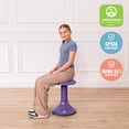 thumbnail image 6 of ECR4Kids ACE Active Core Engagement Wobble Stool, 18in Seat Height, Flexible Seating, Eggplant, 6 of 10
