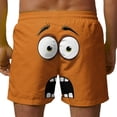 thumbnail image 4 of Pantalones Cortos de Cintura Elástica de los Hombres Casual Divertido Impreso Pantalones Cortos de Natación, Bajos de Playa de Verano Ligeros con Bolsillos, 4 of 5