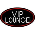 thumbnail image 1 of Vip Lounge Oval With Red Border LED Neon Sign 13 x 24 - inches, Clear Edge Cut Acrylic Backing, with Dimmer - Bright and Premium built indoor LED Neon Sign for Bar decor., 1 of 7