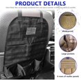thumbnail image 3 of Car Seat Back Organizer, Backseat Storage Organizer, Auto Seat Back Cover Protector, Universal Car Accessories, Brown, 3 of 4