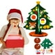 thumbnail image 5 of DIY Felts Christmas Tree, 9.5-inch Toddler Tree, Interactive Removable Ornaments, Kids Christmas Craft, Festive Home Decor, Foldable Design, Soft Wool Materials, for Bedroom Playroom, 5 of 8