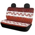 thumbnail image 2 of Pzuqiu Red Geometric Pattern Washable Car Seat Covers Set, Light Trendy Accessories Fit for most Cars, 2 of 5