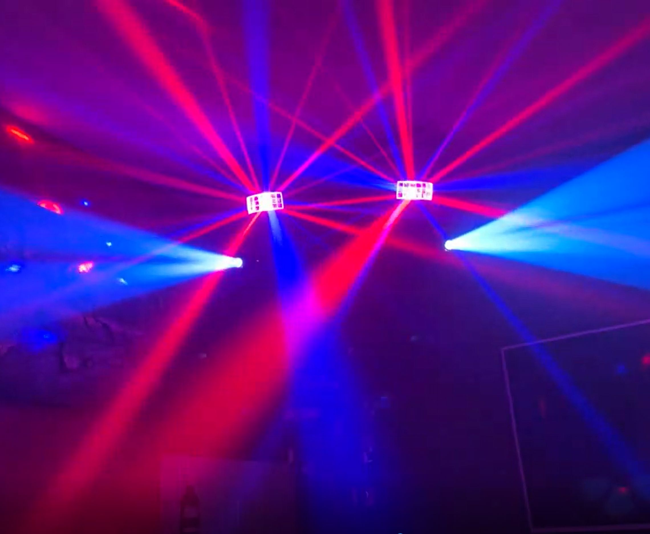 New LED Moving Head Beam Light Gig Bar Derby Strobe Effect Combined with Triple Stand Dj Set Lights Par Stage Lighting Rgbw
