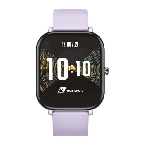 Reloj Smartwatch NU NORDIC Hombre 00019 lila 25 mm