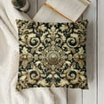 thumbnail image 3 of Throw Pillow Covers Pillow Covers European Cushion Covers Black Yellow Decorative Pillow Covers, 3 of 5