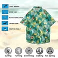 thumbnail image 3 of Camisa casual para hombre, camisas de playa tropicales, camisa de playa estampada, top regular de verano, 3 of 6