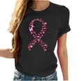 thumbnail image 1 of T-Shirt à Manches Courtes Imprimé Col Rond pour Femmes, 1 of 6