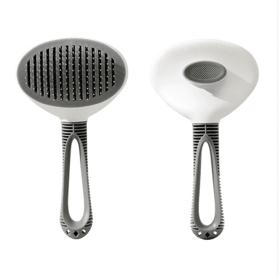 Dog & Cat Brush, Self Cleaning Slicker Brushe for Shedding and Grooming Removes Loose Undercoat, Mats and Tangled Hair Grooming Comb for Cat Dog Brush Massage