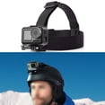 thumbnail image 2 of Soporte con correa para la cabeza para DJI Osmo Action - Mentonera ajustable, ligera, para deportes extremos - para filmar en primera persona, 2 of 7