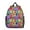 Colorful Dog Paw, variant on Colorful Dog Paw Footprint Backpack Backpack for School,Cute School Bag,Schoolbag with Adjustable Shoulder Straps & Padded Back,13.8"x11.4"x6"