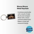 thumbnail image 2 of Angry Scorpion Black Background Metal Rectangle Keychain, 2 of 7