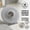 Grey, variant on Mainstays Universal Drain Strainer 2-Pack Stainless Steel Shower & Sink Strainers with Rubber Gaskets